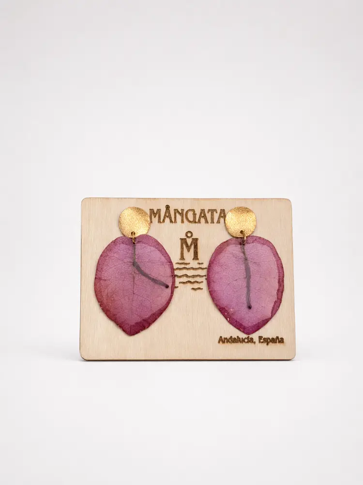 Bougainvillea earrings – Mångata Studio
