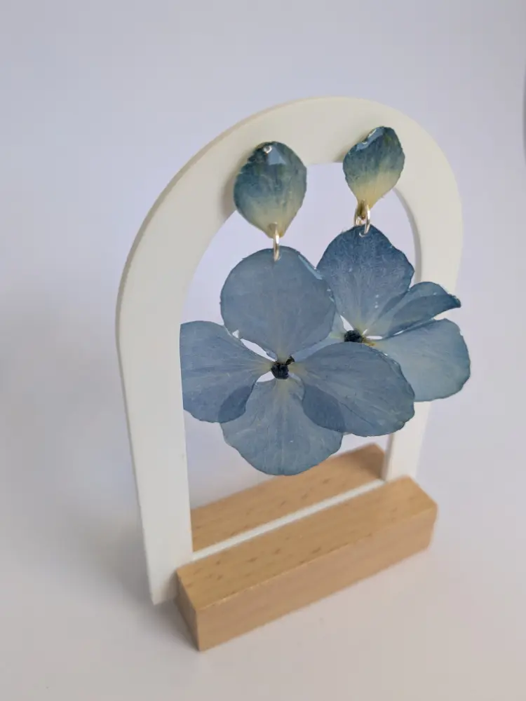 Hydrangea earrings – Mångata Studio