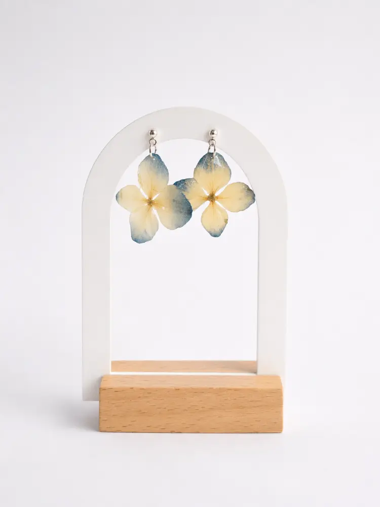 Sky Blue Hydrangeas earrings – Mångata Studio