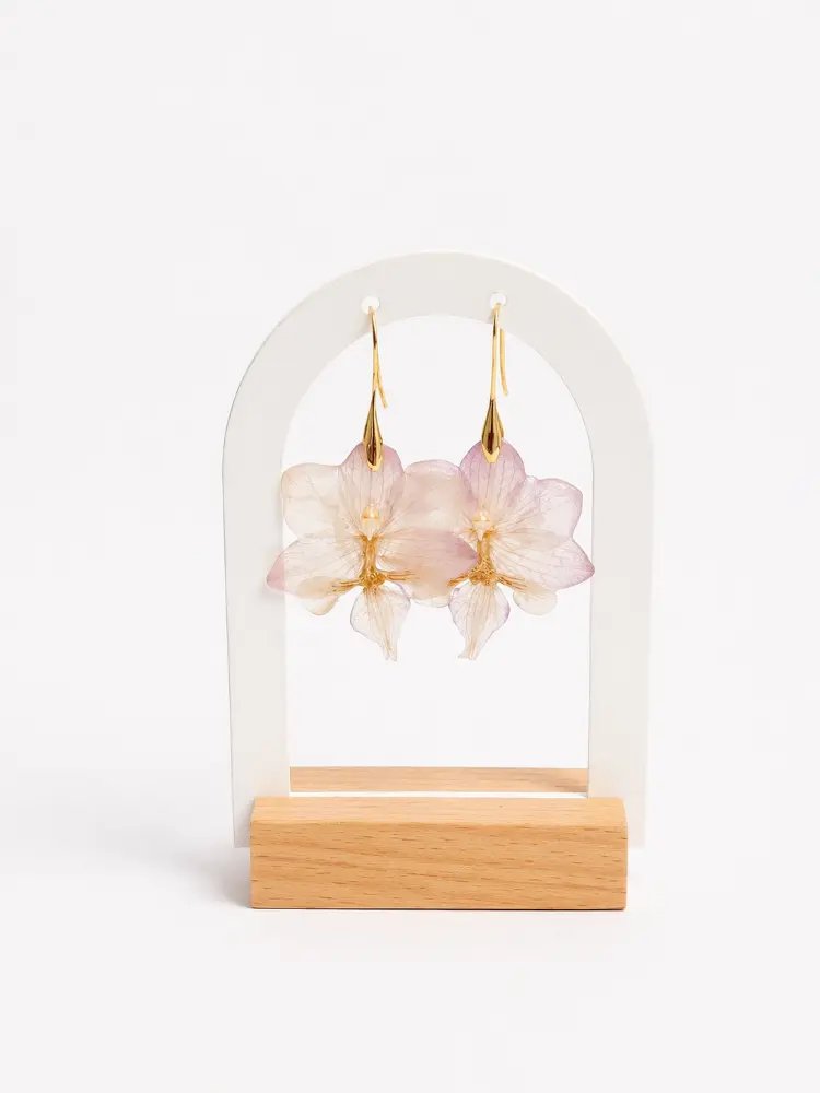 Dwarf Orchid earrings – Mångata Studio