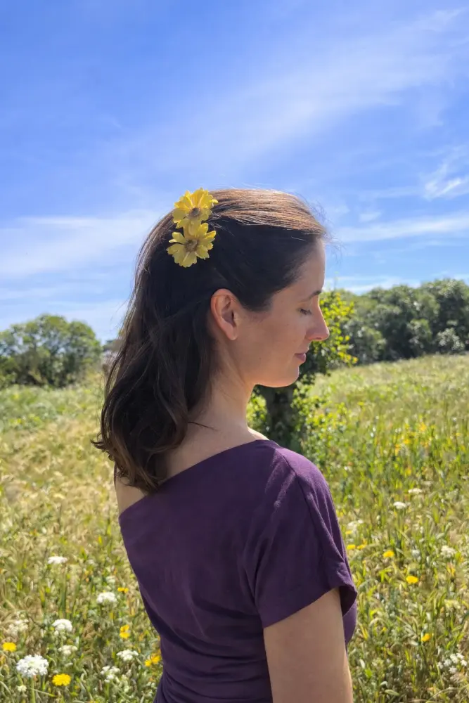 Yellow Clip earrings – Mångata Studio