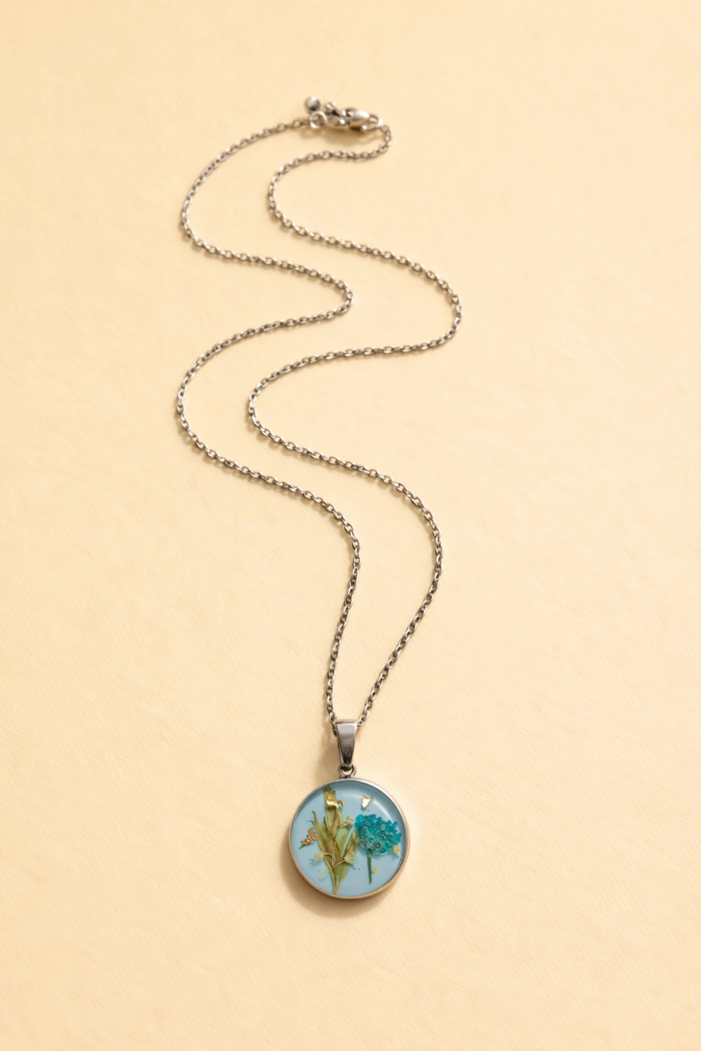 Amber Blue Pendant – Mångata Studio