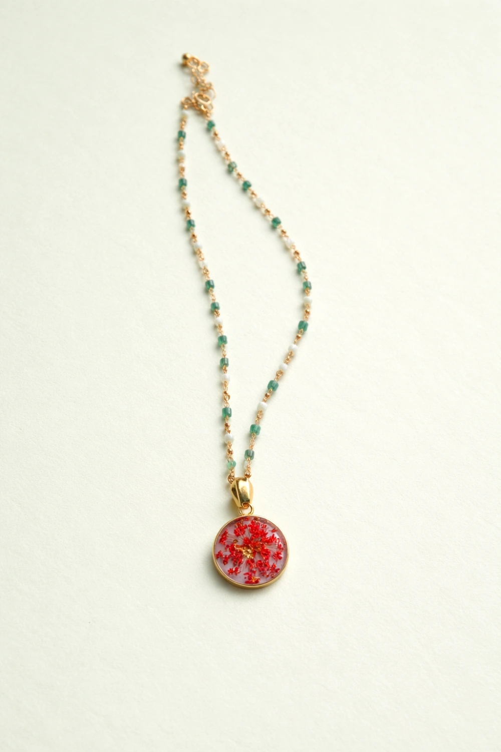 Pink Olive Pendant – Mångata Studio