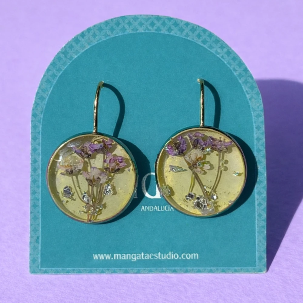 Yellow Granada Earrings – Mångata Studio