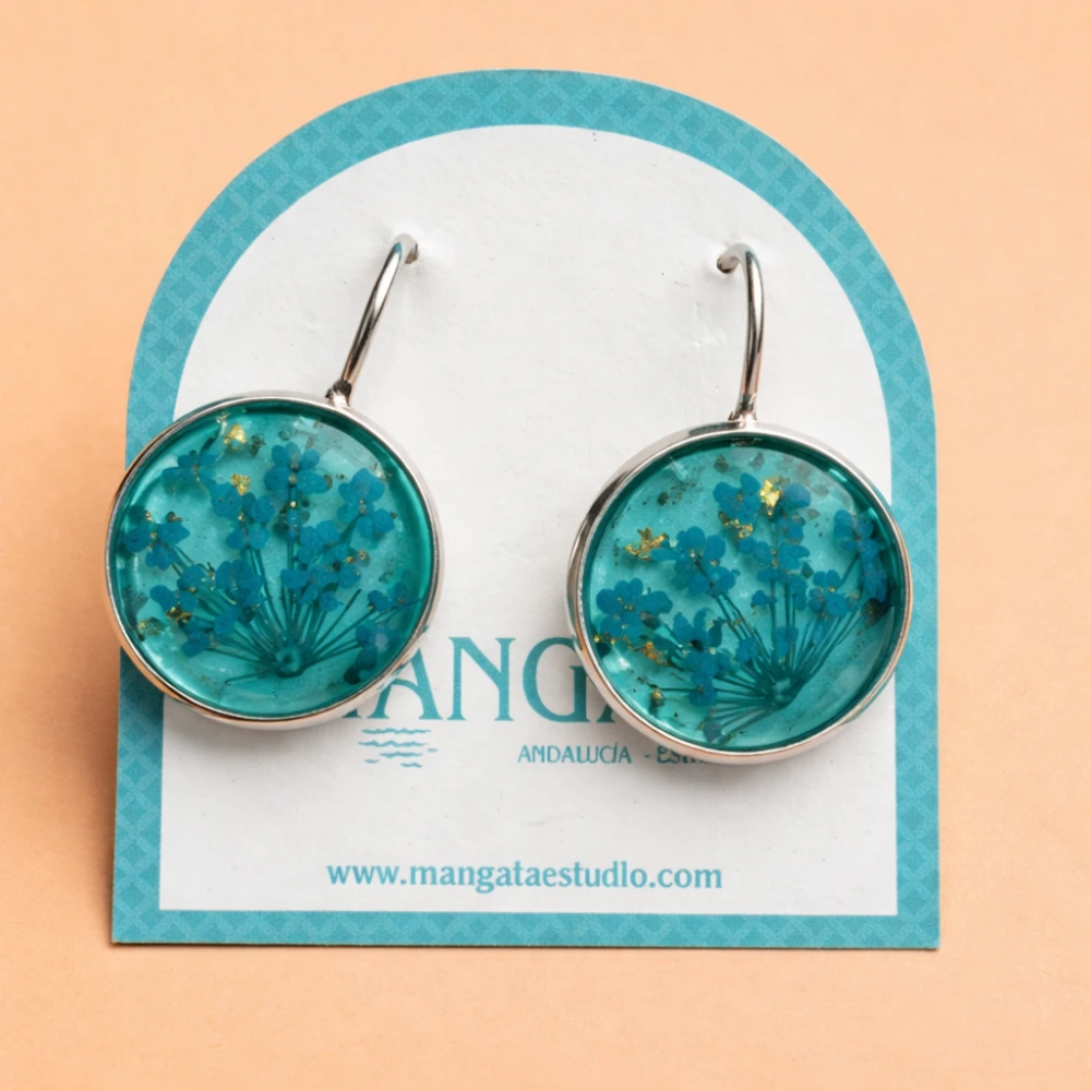 Turquoise Granada Earrings – Mångata Studio